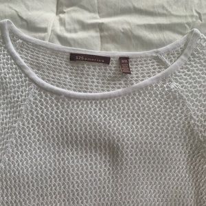 525 American white Mesh long sleeve